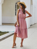 WOMEN WAVE POINT LONG DRESS