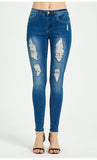 3D EMBROIDERED HIGH WAIST JEANS