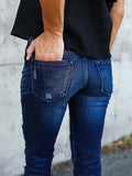 High Waist Jeans Pants Bottoms