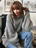 Neck Loose Knitting Sweater