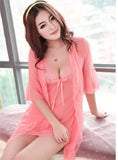 YARN SEXY SLING NIGHTDRESS THREE-PIECE SUIT