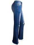 Glamorous Bell-bottom Jean Pants