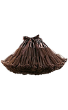 Coffee Puffy Tulle Tutu Skirt