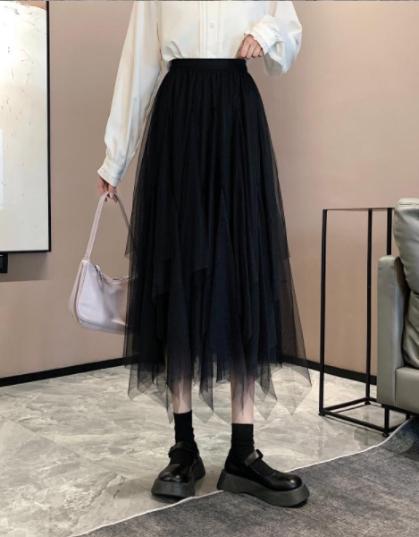 Fashion Asymmetry Bandage Skirt Bottoms – Ncocon