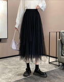 Fashion Asymmetry Bandage Skirt Bottoms