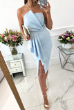 Summer Solid Bodycon Sexy Backless Chest Wrap Midi Dress