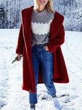 Wonderful Wool Winter Long Sleeve Coat Tops