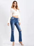 Glamorous Bell-bottom Jean Pants