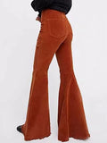 Pretty Color Bell-bottom Pants